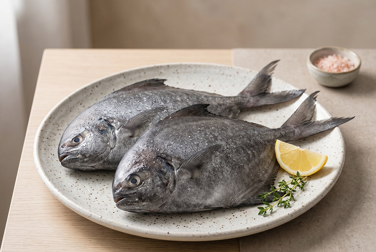 Black Pomfret (Small) / Karuppu Avoli / Kala Pomfret